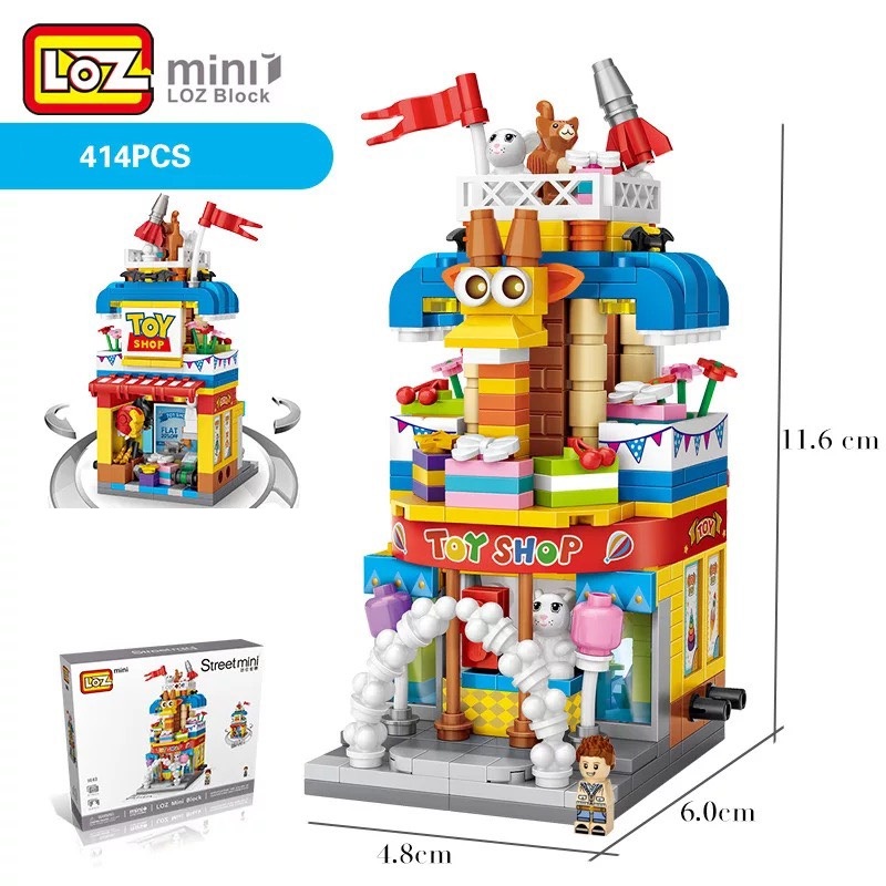 Combo 24 Nhà Phố Nhựa ABS Xếp Hình KaLoz Combo 24 Nhà Phố Nhựa ABS Xếp Hình KaLoz