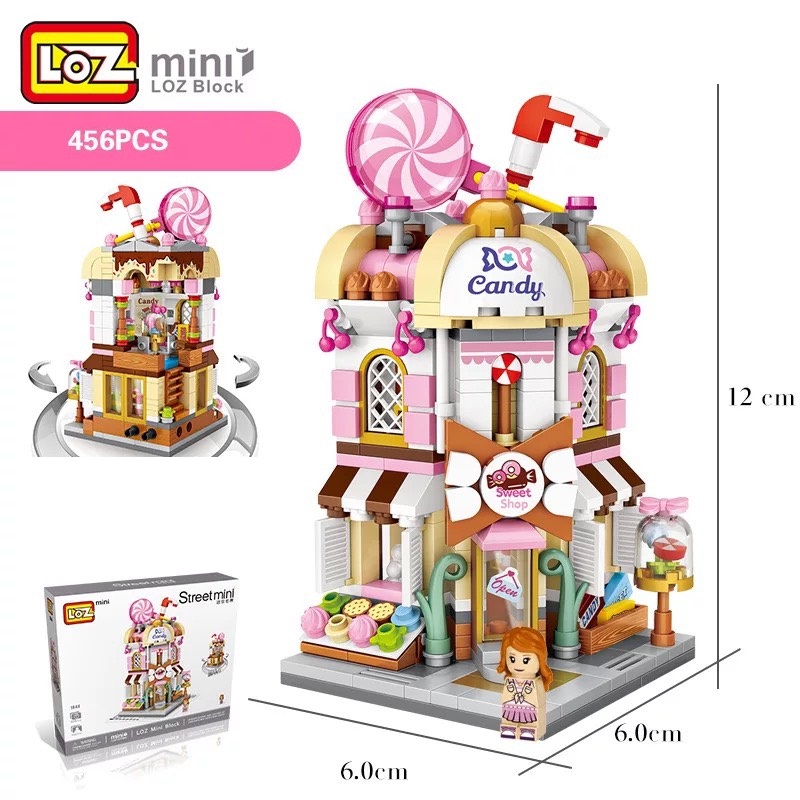 Combo 24 Nhà Phố Nhựa ABS Xếp Hình KaLoz Combo 24 Nhà Phố Nhựa ABS Xếp Hình KaLoz