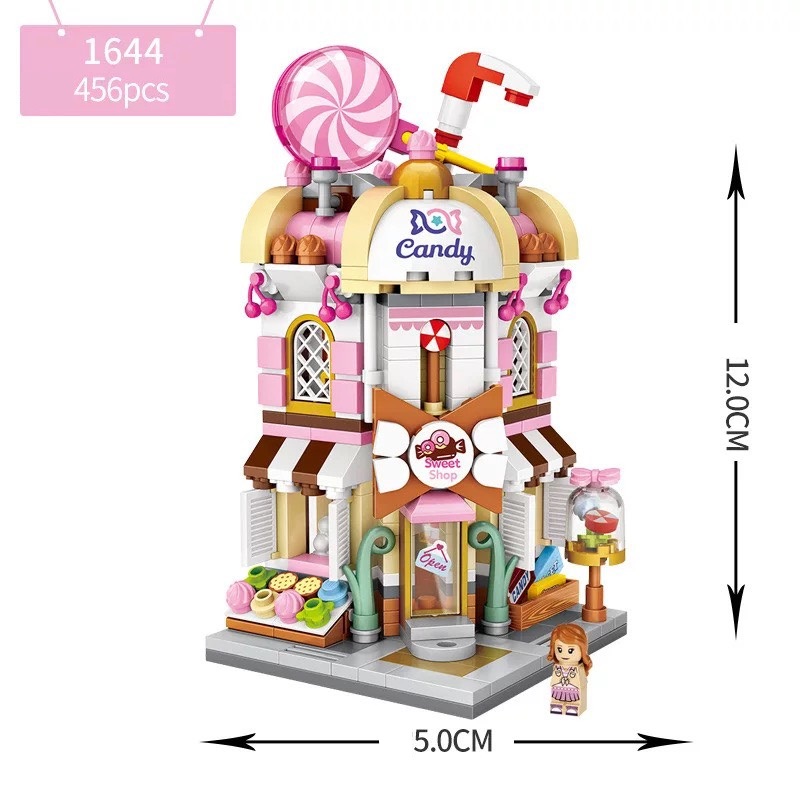 Combo 24 Nhà Phố Nhựa ABS Xếp Hình KaLoz Combo 24 Nhà Phố Nhựa ABS Xếp Hình KaLoz