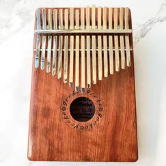 Đàn Kalimba 17 Phím Gỗ Hoa Hồng Cổ Điển Gecko