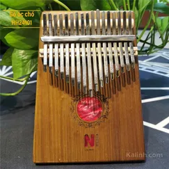 Đàn Kalimba 17 Phím Gỗ Óc Chó Mặt Trời Đỏ KaLinh