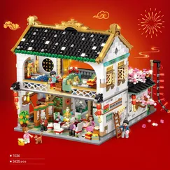 Combo Đại Gia Đình Nhà Mái Đen 3425 Mảnh Nhựa ABS Xếp Hình KaLoz