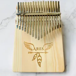Đàn Kalimba 17 Phím Gỗ Vân Sam Nguyên Khối Ares