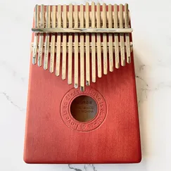 Đàn Kalimba 17 Phím Classic Gỗ Mahogany Đỏ Nhám
