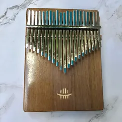 Đàn Kalimba 21 Phím Gỗ Óc Chó Âm Đáy Hluru KaLinh