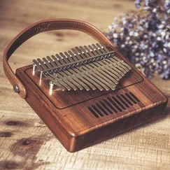 Đàn Kalimba 17 Phím Gỗ Mahogany Radio Tom KaLinh