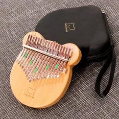 Đàn Kalimba 17 Phím Nguyên Khối Gỗ Sồi Bo Tròn CalloWay KaLinh