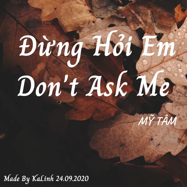 Đừng Hỏi Em (Don't Ask Me) - Cảm Âm Kalimba