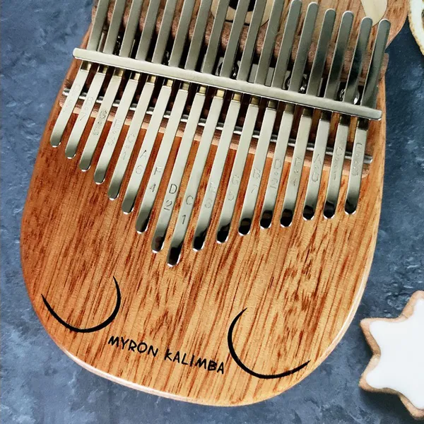 Đàn Kalimba 17 Phím Gỗ Phong - Hoa Lê Nguyên Khối Gấu Myron