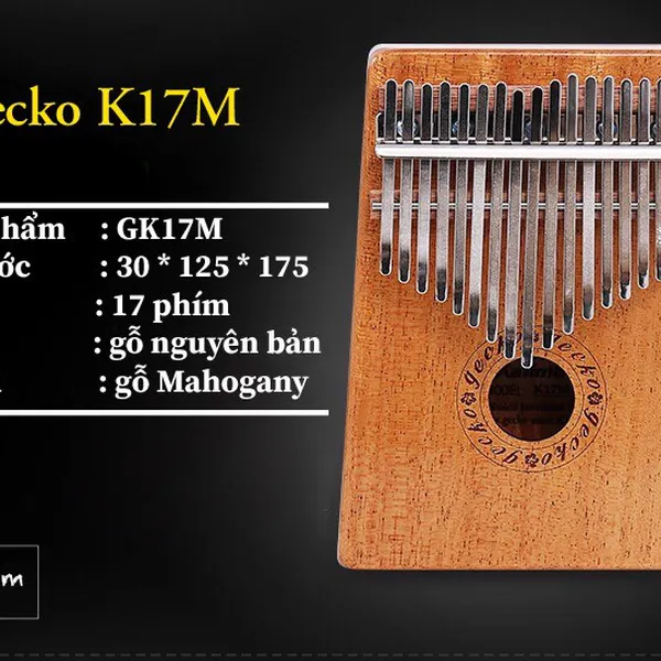 Mua đàn kalimba gecko chính hãng, giá tốt