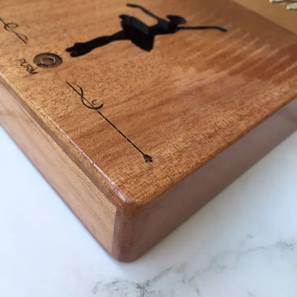 Đàn Kalimba 17 Phím Gỗ Mun Ebony Âm Đáy Vũ Công Purm KaLinh
