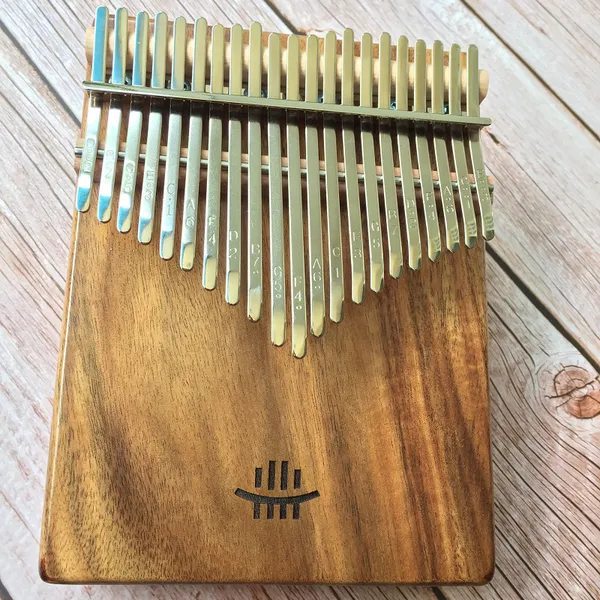 Đàn Kalimba 21 Phím Gỗ Keo Âm Đáy Hluru KaLinh