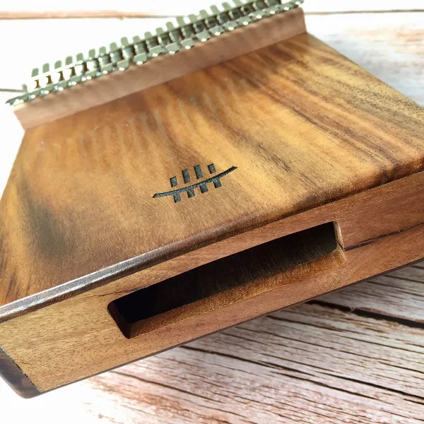 Đàn Kalimba 21 Phím Gỗ Keo Âm Đáy Hluru KaLinh