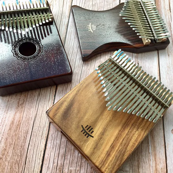 Đàn Kalimba 21 Phím Gỗ Keo Âm Đáy Hluru KaLinh
