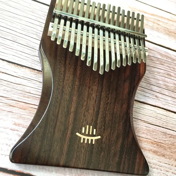 Đàn Kalimba Uốn 17 Phím Gỗ Hoa Hồng Nguyên Khối Hluru