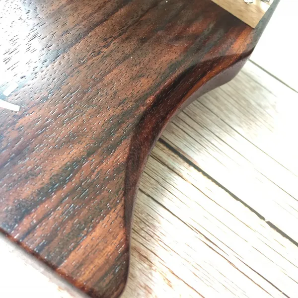 Đàn Kalimba Uốn 17 Phím Gỗ Hoa Hồng Nguyên Khối Hluru