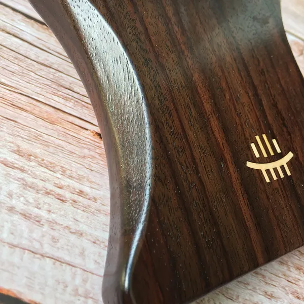 Đàn Kalimba Uốn 17 Phím Gỗ Hoa Hồng Nguyên Khối Hluru