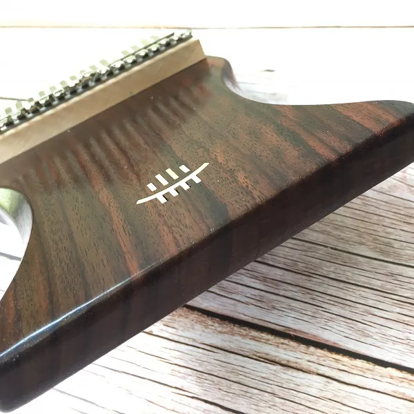 Đàn Kalimba Uốn 17 Phím Gỗ Hoa Hồng Nguyên Khối Hluru