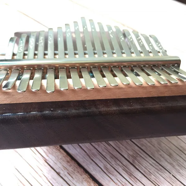 Đàn Kalimba Uốn 17 Phím Gỗ Hoa Hồng Nguyên Khối Hluru
