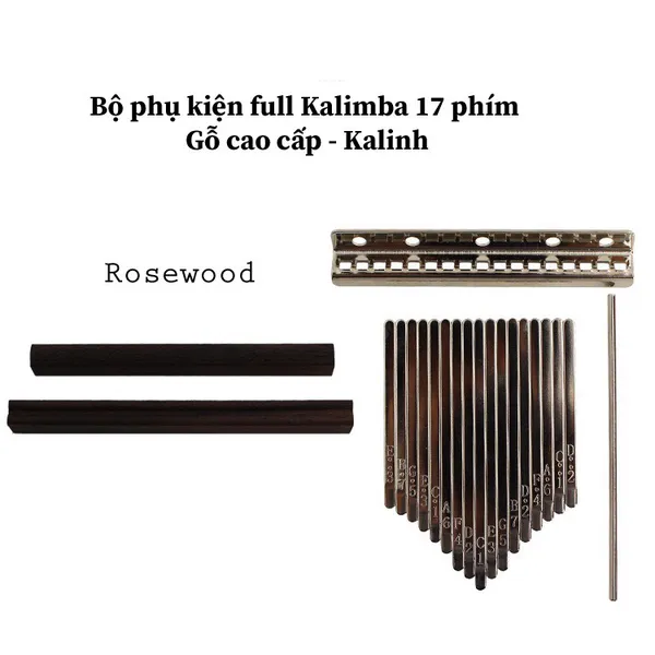 Phím đàn Kalimba 17 phím 21 phím
