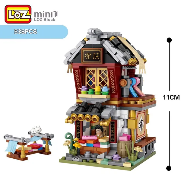 Combo 4 Nhà Tứ Hợp 500 Mảnh Nhựa ABS Xếp Hình KaLoz