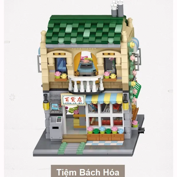 Combo Cổng ChinaTown Múa Lân 3581 Mảnh Nhựa ABS Xếp Hình KaLoz