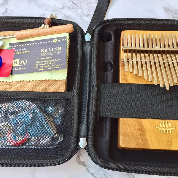 Đàn Kalimba 17 Phím Âm Đáy Gỗ Trinh Nam KaLinh