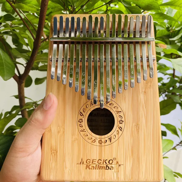 Đàn Kalimba 17 Phím Gỗ Tre Cổ Điển Classic Gecko KaLinh