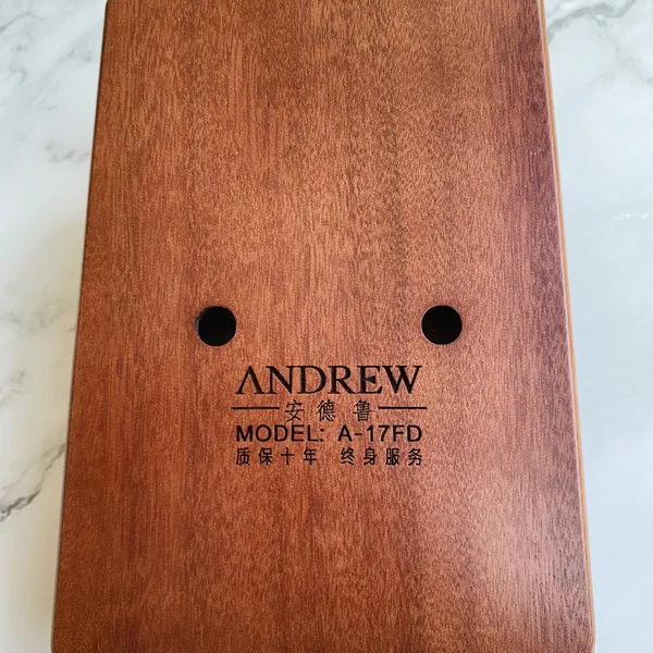 Đàn Kalimba 17 Phím Gỗ Mahogany Sen Phật Classic Andrew KaLinh