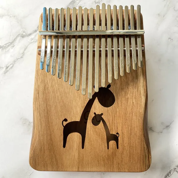 Đàn Kalimba 17 Phím Gỗ Mahogany Hươu Cao Cổ Classic KaLinh