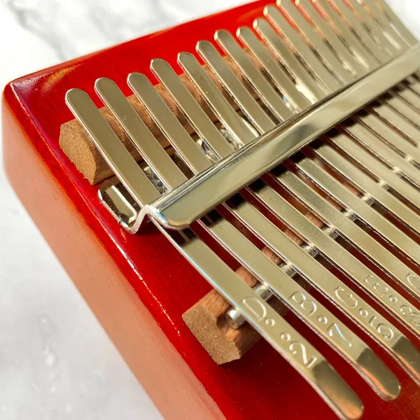 Đàn Kalimba 17 Phím Classic Mahogany Đỏ Hươu Đôi Hluru