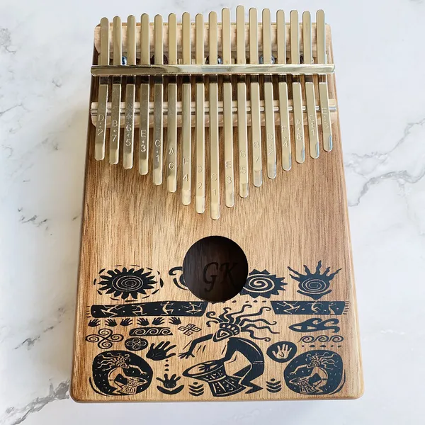 Đàn Kalimba 17 Phím Gỗ Mahogany Thổ Dân Classic KaLinh