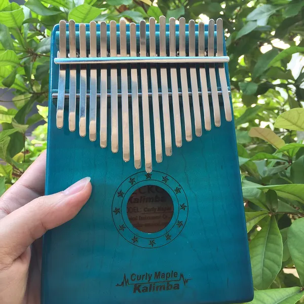 Đàn Kalimba 17 Phím Gỗ Phong Vân Hổ Cổ Điển Gecko KaLinh