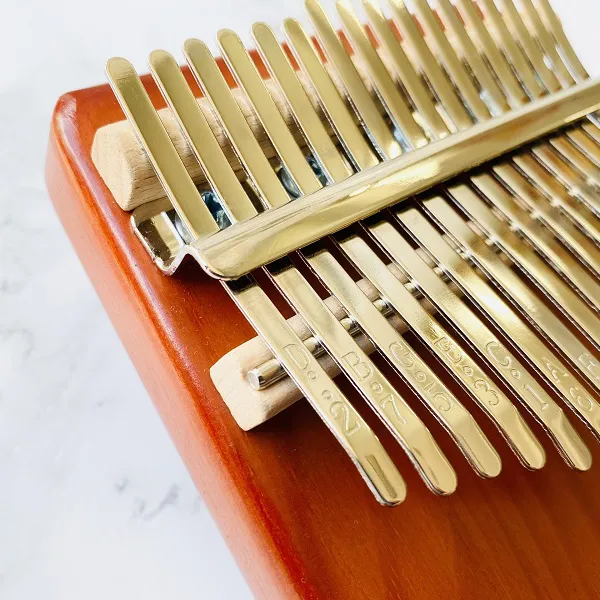 Đàn Kalimba 17 Phím Gỗ Mahogany Đỏ Nguyên Khối KaLinh