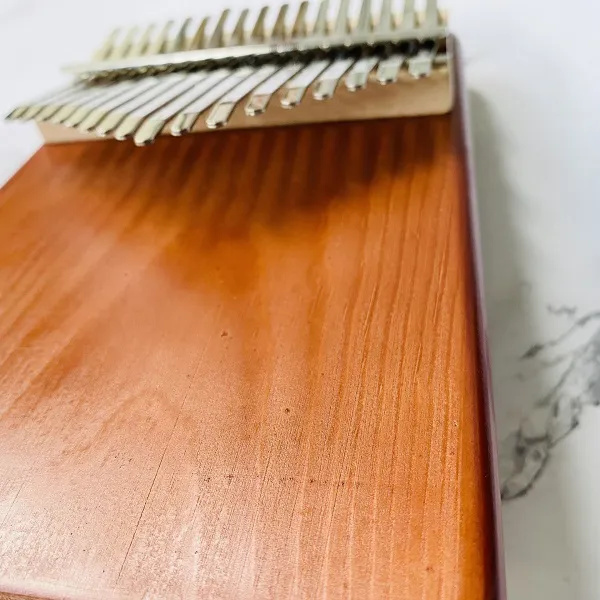 Đàn Kalimba 17 Phím Gỗ Mahogany Đỏ Nguyên Khối KaLinh