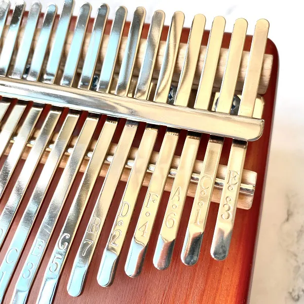 Đàn Kalimba 17 Phím Gỗ Mahogany Đỏ Nguyên Khối KaLinh