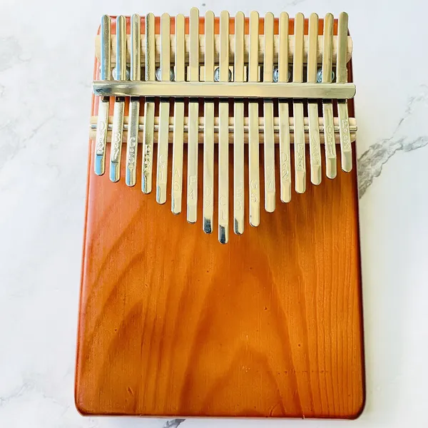 Đàn Kalimba 17 Phím Gỗ Mahogany Đỏ Nguyên Khối KaLinh