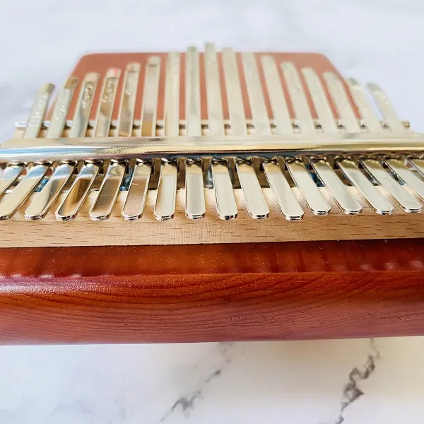 Đàn Kalimba 17 Phím Gỗ Mahogany Đỏ Nguyên Khối KaLinh