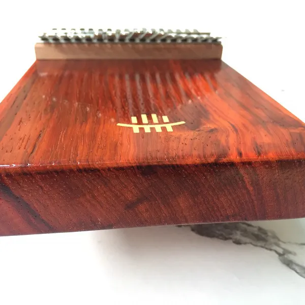 Đàn Kalimba 17 Phím Gỗ Nguyên Khối Hoa Lê Đỏ KaLinh