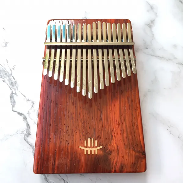Đàn Kalimba 17 Phím Gỗ Nguyên Khối Hoa Lê Đỏ KaLinh
