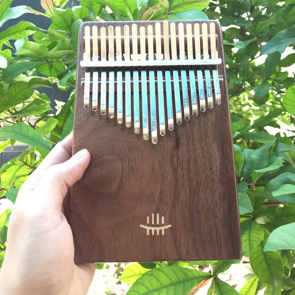 Đàn Kalimba 17 Phím Gỗ Nguyên Khối Walnut KaLinh
