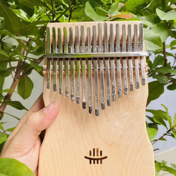 Đàn Kalimba 17 Phím Gỗ Phong Nguyên Khối Bo KaLinh