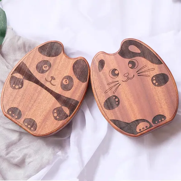 Đàn Kalimba 17 Phím Gỗ Sapele Cổ Điển Gấu Mèo BrightSun