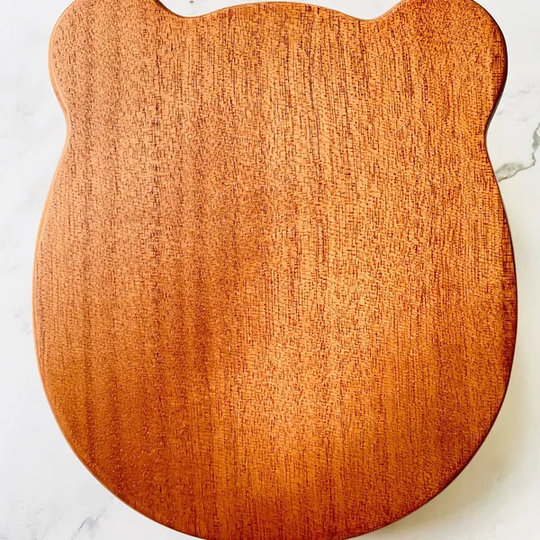 Đàn Kalimba 17 Phím Gỗ Sapele Đỏ Nguyên Khối Gấu Bo KaLinh