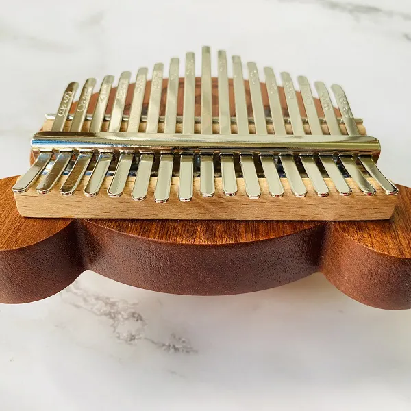 Đàn Kalimba 17 Phím Gỗ Sapele Nguyên Khối Gấu KaLinh