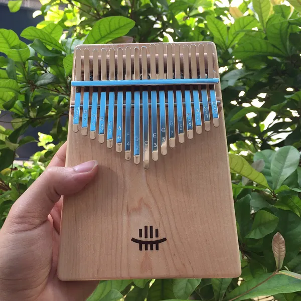 Đàn Kalimba 17 Phím Gỗ Thông Âm Đáy Hluru KaLinh