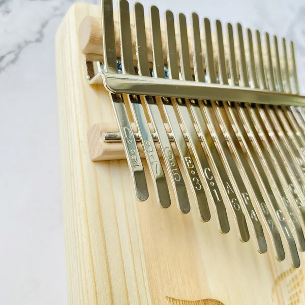 Đàn Kalimba 17 Phím Gỗ Vân Sam Nguyên Khối Ares