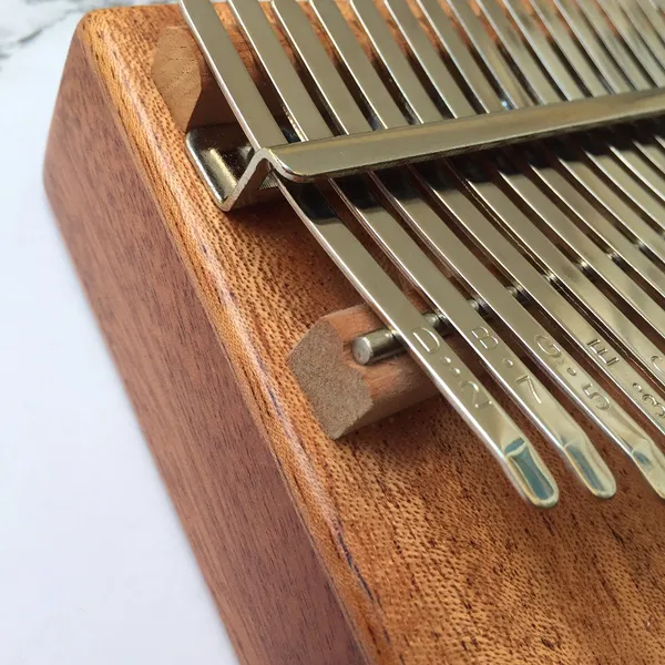 Đàn Kalimba 17 Phím Gỗ Mahogany Khảm Anh Đào Trắng KaLinh