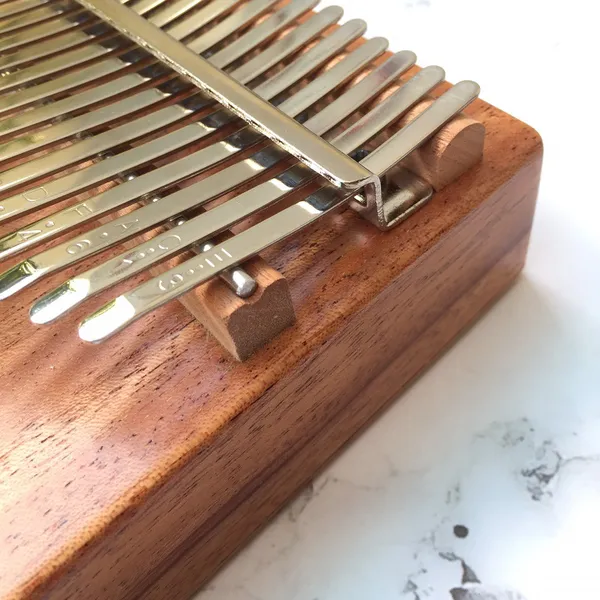 Đàn Kalimba 17 Phím Gỗ Mahogany Khảm Anh Đào Trắng KaLinh