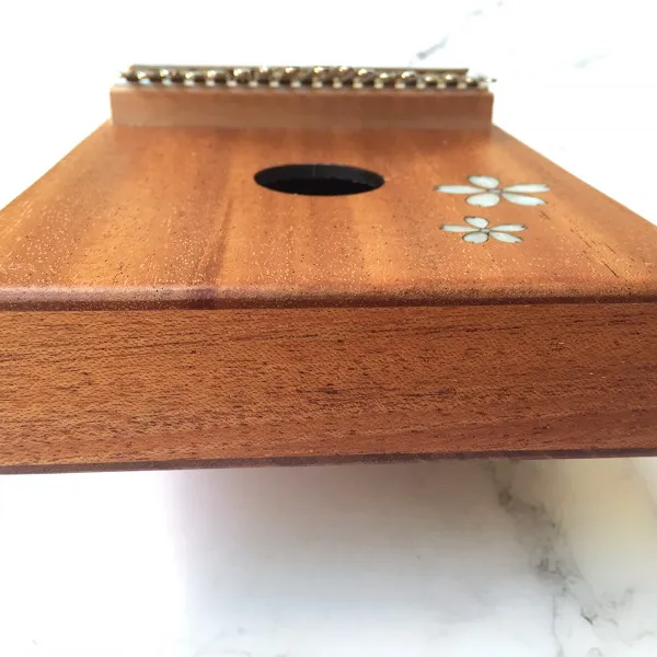 Đàn Kalimba 17 Phím Gỗ Mahogany Khảm Anh Đào Trắng KaLinh
